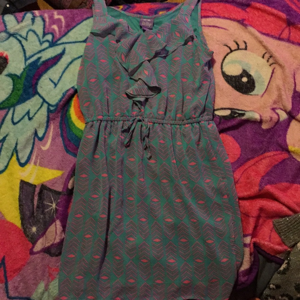Blue and Pink Dress
